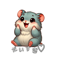 [LINEスタンプ] カワイイハムチャンズ