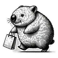 [LINEスタンプ] ウォンバット•タオカ