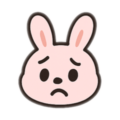 [LINEスタンプ] とてもシンプルなうさぎさん