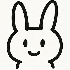 [LINEスタンプ] Nの白うさぎスタンプ1