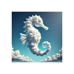 [LINEスタンプ] 雲と空としあわせのかたち