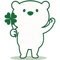[LINEスタンプ] よつベアのやさしい日常スタンプ