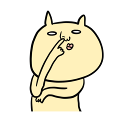 [LINEスタンプ] ゆるネコ、ナベコの日常