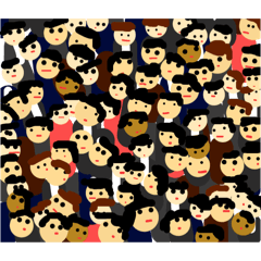 [LINEスタンプ] 朝夕ラッシュからメッセージ