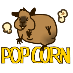 [LINEスタンプ] ロシアンスモークモルモット