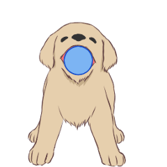 [LINEスタンプ] PATA-PATA Retriever