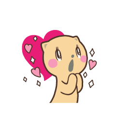 [LINEスタンプ] nimoca公式キャラクター フェレットの画像（メイン）