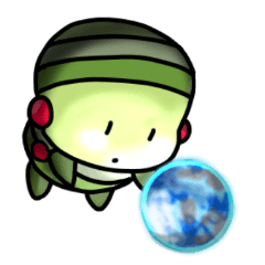 [LINEスタンプ] 待ち合わせ--火星人と木星人