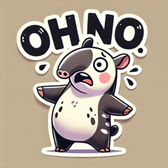 [LINEスタンプ] ブラブラのバクのスタンプ@SFW