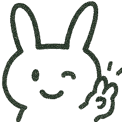 [LINEスタンプ] Nの白うさぎスタンプ3