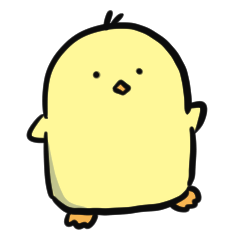 [LINEスタンプ] 殻を割ったひよこ