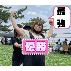 [LINEスタンプ] フーターズ横浜女