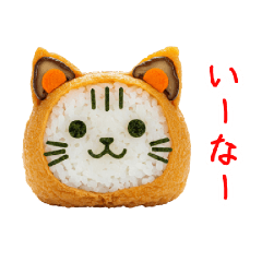 [LINEスタンプ] お稲荷にゃん、アゲアゲで一言