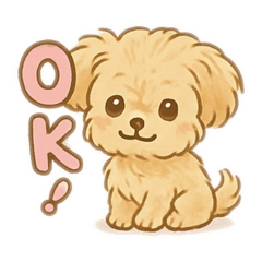 [LINEスタンプ] チワワとマルチーズのMIX犬です。