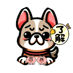[LINEスタンプ] AIワンちゃん達の日常