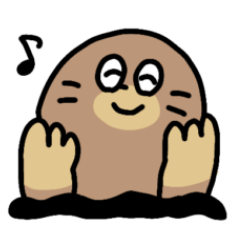 [LINEスタンプ] もぐらスタンプ［1］