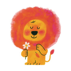 [LINEスタンプ] ライオンの私生活