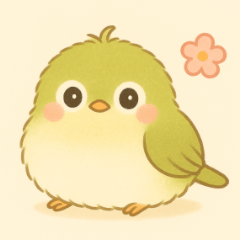 [LINEスタンプ] ゆるふわ癒しのメジロスタンプ