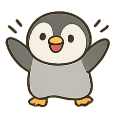 [LINEスタンプ] フンボルトペンギンとあいさつ