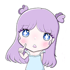 [LINEスタンプ] つきスタンプ。