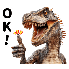 [LINEスタンプ] リアル恐竜ミーム2