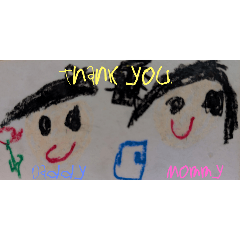 [LINEスタンプ] TO Daddy and Mommy