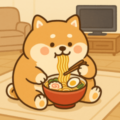 [LINEスタンプ] ぽっちゃりまる柴犬