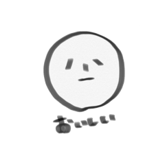 [LINEスタンプ] ひたすら真顔くん3