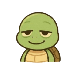 [LINEスタンプ] まぶたが重たいカメ