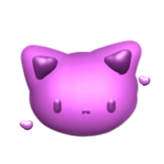 [LINEスタンプ] オリジナルキャラを作ろー【紫】