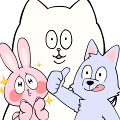 [LINEスタンプ] 元気だね！動物共1