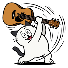 [LINEスタンプ] ちょいクセ強ネコ音楽隊（バンド多め）