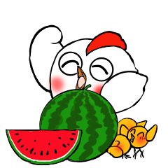 [LINEスタンプ] コッコさんの夏野菜