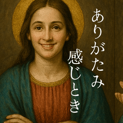 [LINEスタンプ] 関西弁でやさしく真実を語る聖女の画像（メイン）