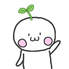 [LINEスタンプ] 真っ白ふたばくん