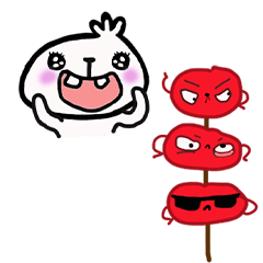 [LINEスタンプ] 台湾のスナックの喜びと悲しみ-1-353