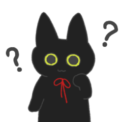 [LINEスタンプ] 黒猫にゃんにゃんにゃん