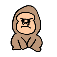 [LINEスタンプ] 動物と一緒だよ