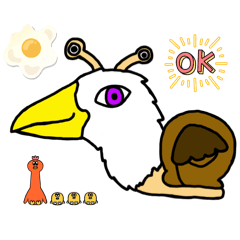 [LINEスタンプ] ワシツムリ shun