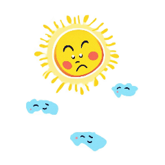[LINEスタンプ] 天気を示す表記