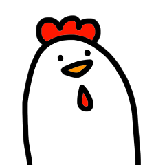 [LINEスタンプ] にわとりChill1