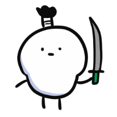 [LINEスタンプ] しらたまざむらい