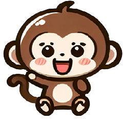 [LINEスタンプ] 猿4 (M.K)
