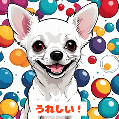 [LINEスタンプ] チワワたちのきもち