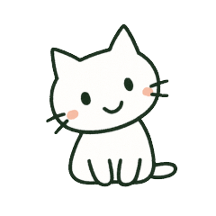 [LINEスタンプ] しろねこニャンニャン