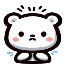 [LINEスタンプ] くま (M.K)