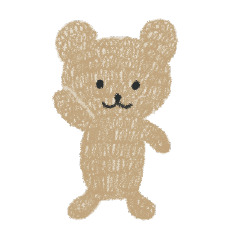 [LINEスタンプ] ふわふわくまの「ふあべあ」