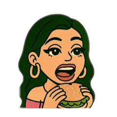 [LINEスタンプ] American gal