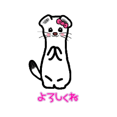 [LINEスタンプ] オコジョのブリちゃん