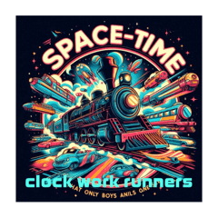 [LINEスタンプ] 時空鉄道『CLOCK WORK RUNNERS』